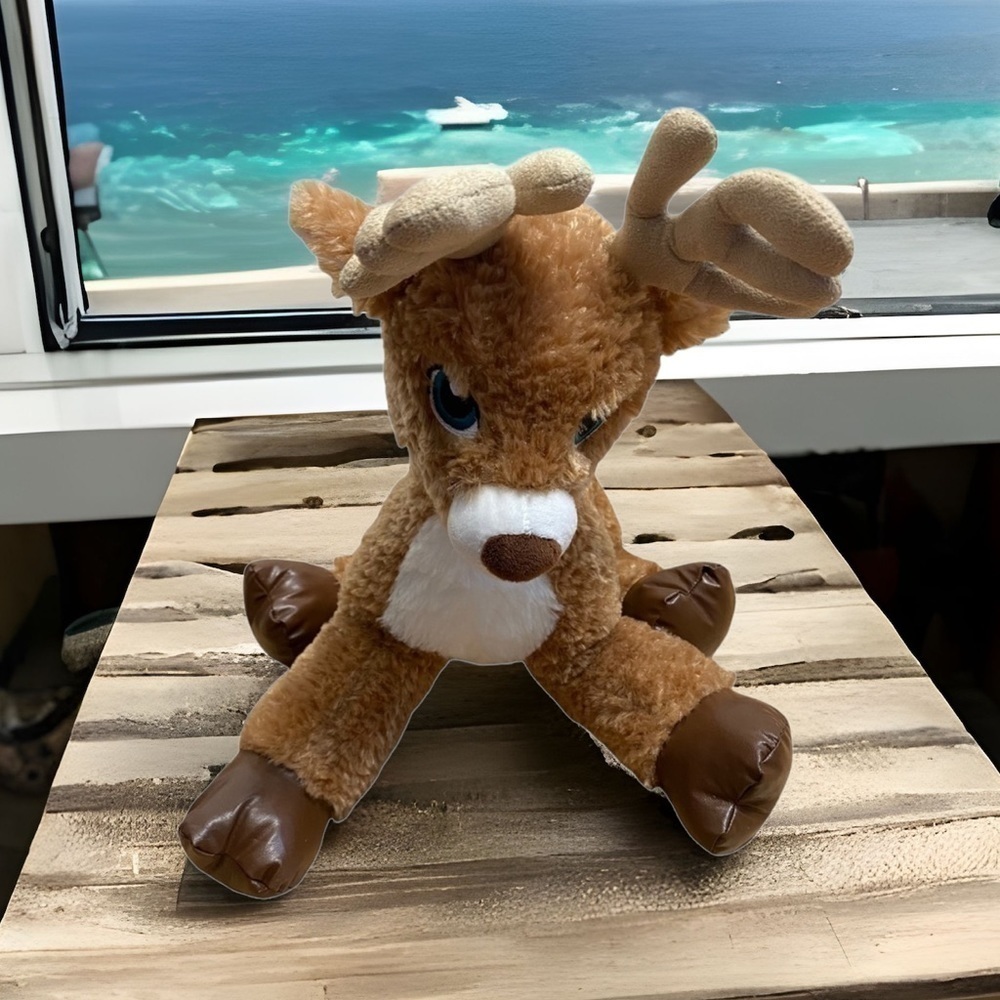 Build a Bear Reindeer Cupid Plush Christmas Santa